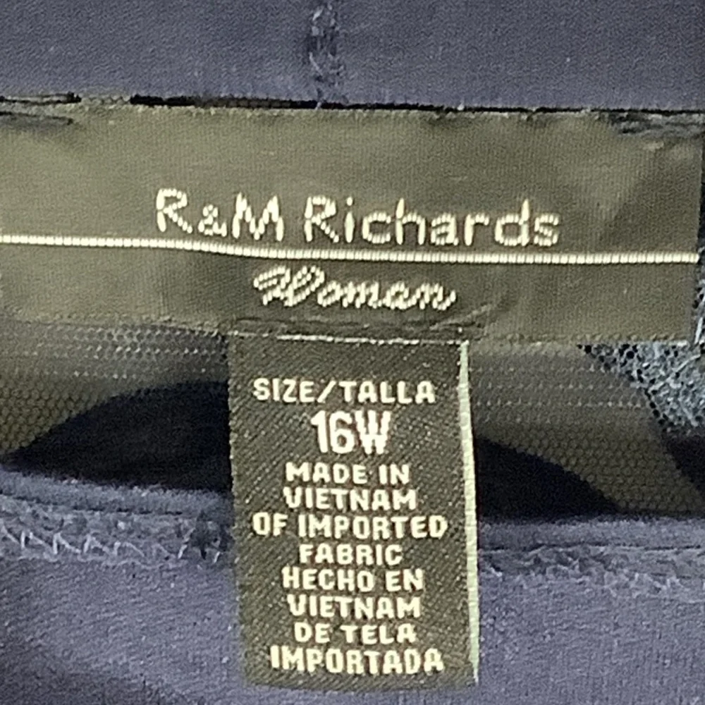 R&M Richards 3-piece Soutache Jacket, Tank Pantsuit - Picture 8 of 10